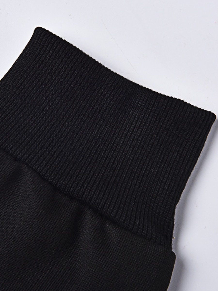 Black Back Print 'All Eyez' Kangaroo Pocket Hoodie - Image 4