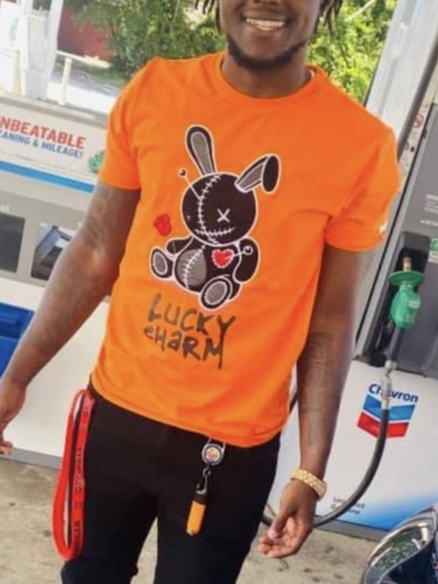 Orange Lucky Charm Hurt Bear T-Shirt