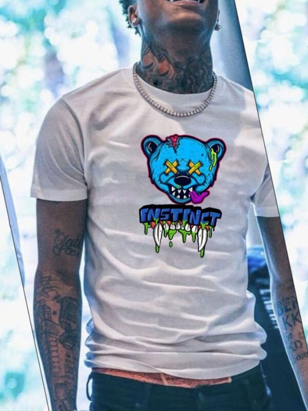 'Instinct' Bear T-Shirt - Image 3