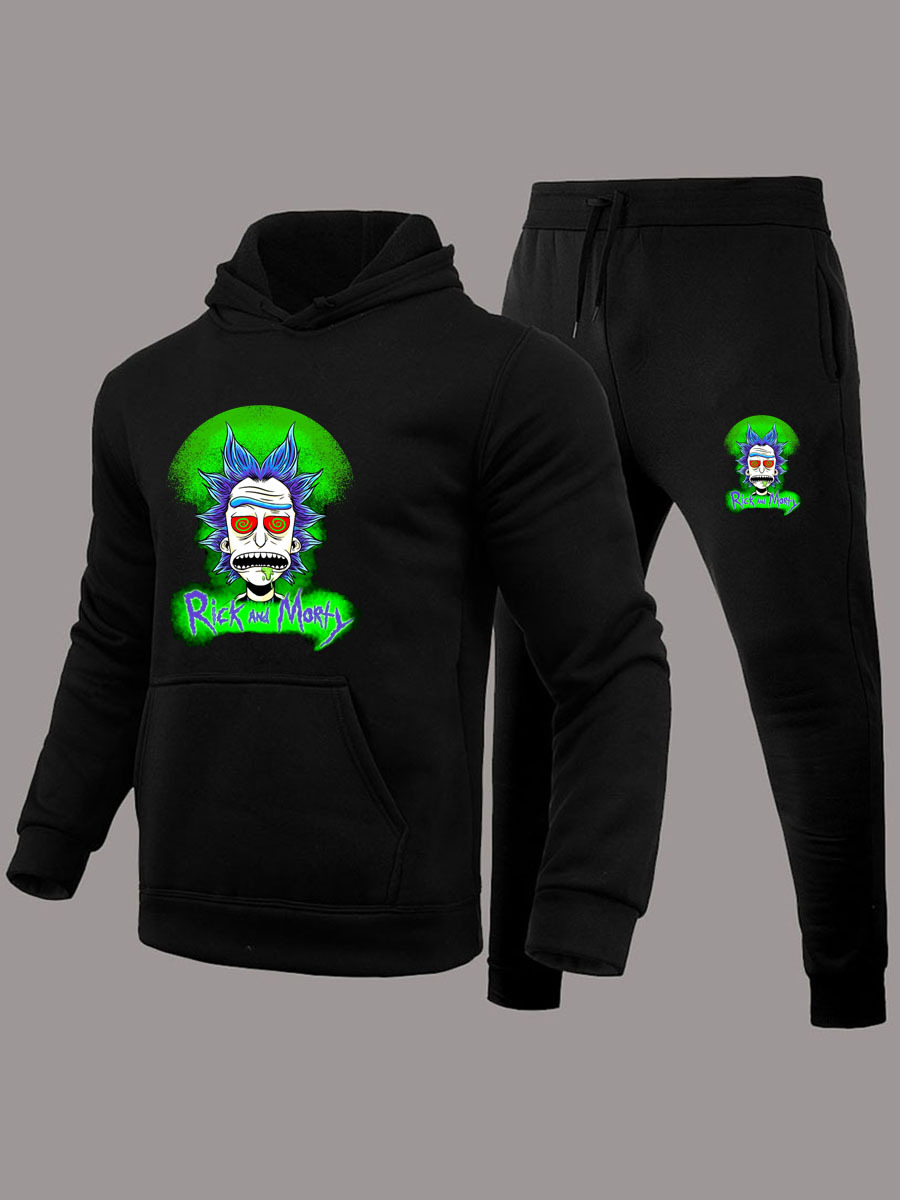 Black Rick & Morty Tracksuit Set - Image 3