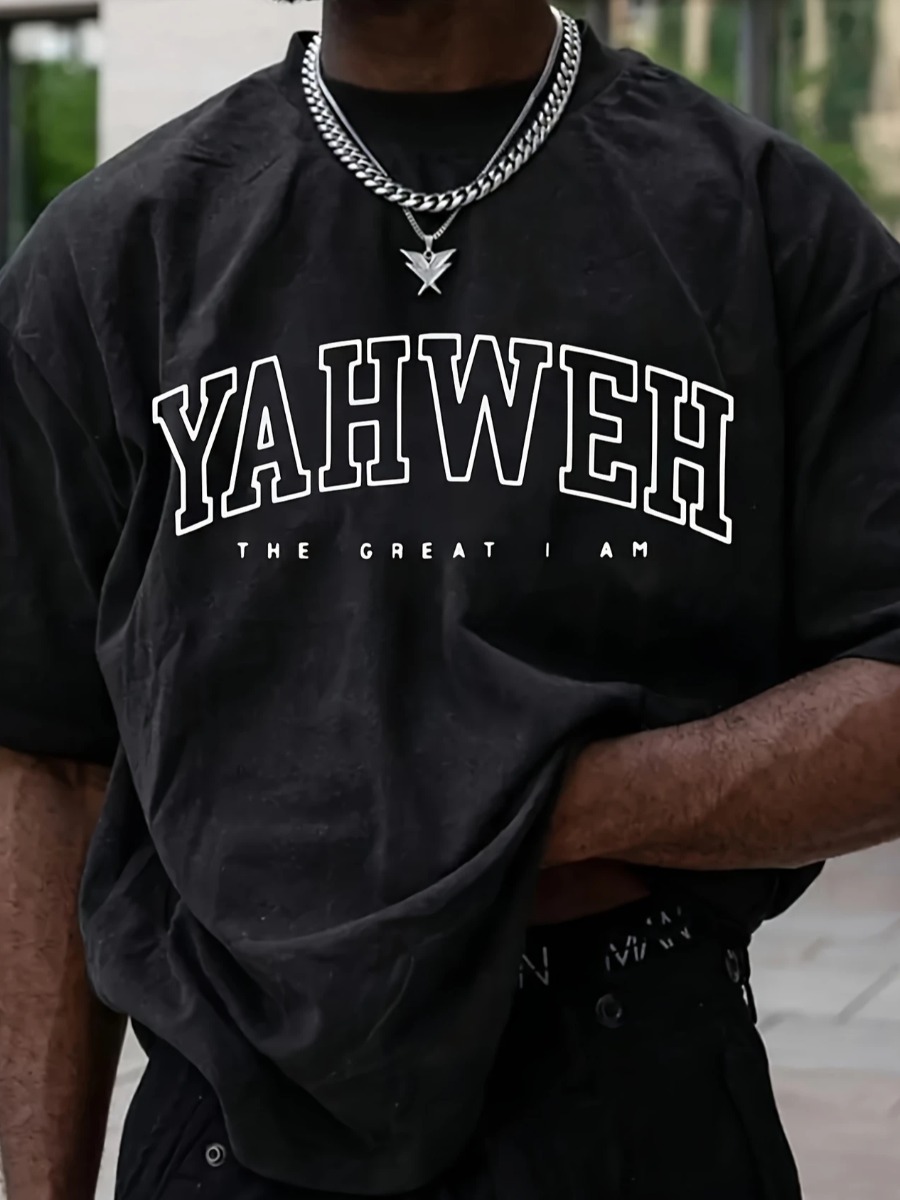 Black 'Yahweh' T-Shirt